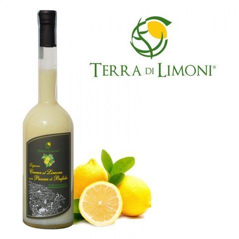 Lichior Crema di Limone con Panna di Bufala Terra di Limoni 30% 700ml